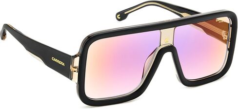 Carrera FlagLab 14 Square Sunglasses, Black Crystal/Multilayer Violet, 62mm, 11mm in Saudi Arabia