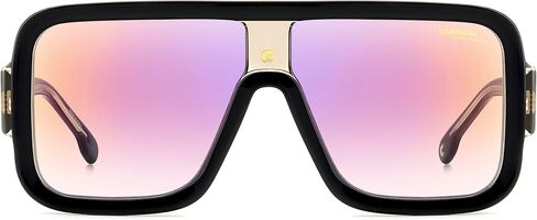 Carrera FlagLab 14 Square Sunglasses, Black Crystal/Multilayer Violet, 62mm, 11mm in Saudi Arabia