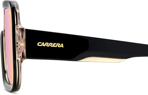 Carrera FlagLab 14 Square Sunglasses, Black Crystal/Multilayer Violet, 62mm, 11mm in Saudi Arabia