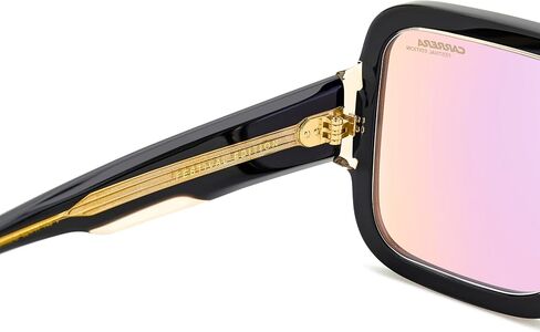Carrera FlagLab 14 Square Sunglasses, Black Crystal/Multilayer Violet, 62mm, 11mm in Saudi Arabia