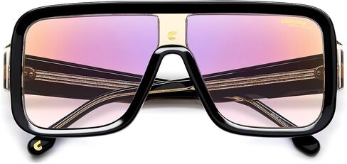 Carrera FlagLab 14 Square Sunglasses, Black Crystal/Multilayer Violet, 62mm, 11mm in Saudi Arabia