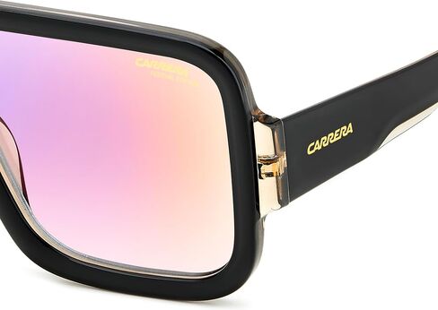 Carrera FlagLab 14 Square Sunglasses, Black Crystal/Multilayer Violet, 62mm, 11mm in Saudi Arabia