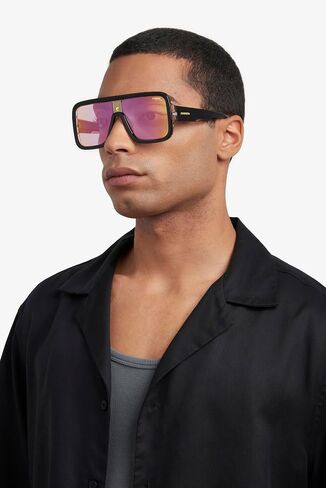 Carrera FlagLab 14 Square Sunglasses, Black Crystal/Multilayer Violet, 62mm, 11mm in Saudi Arabia