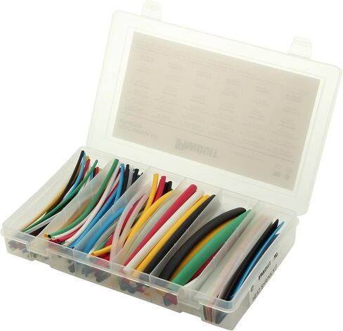 Panduit KP-HSTT2 Cross Linked Polyolefin Heat Shrink Kit, Multi Color in Saudi Arabia