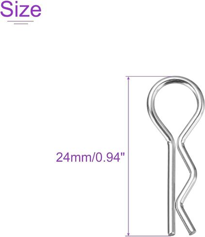 DMiotech 50Pcs Body Clips Bent, Red Universal RC Body Clips R Pins RC Cars Parts Shell Replacement Parts for All 1/16 1/18 Scale RC Car in Saudi Arabia
