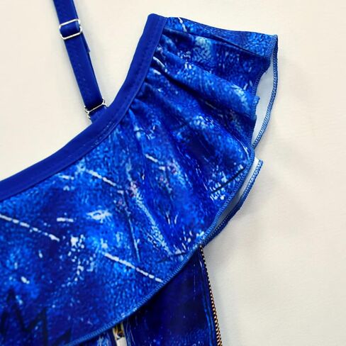 VARWANEO أحفاد ثوب السباحة للفتيات، الأميرة لطيف 2 قطعة ملابس السباحة الكرتون المطبوعة مجموعات بيكيني اللون -1،8-9 سنوات in Kuwait