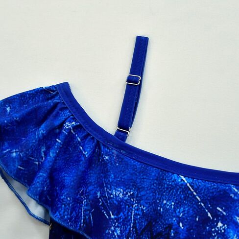 VARWANEO أحفاد ثوب السباحة للفتيات، الأميرة لطيف 2 قطعة ملابس السباحة الكرتون المطبوعة مجموعات بيكيني اللون -1،8-9 سنوات in Kuwait