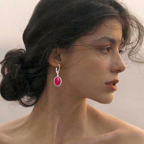 البيضاوي الأصفر الأصفر السترين الكوارتز Quartz jasper الحجر قطرة ، البسيطة sterly الفضة الفضة الحقيقية حقيقية الكوارتز الكوارتز الأحجار الكارز dangle هدية المجوهر in Kuwait