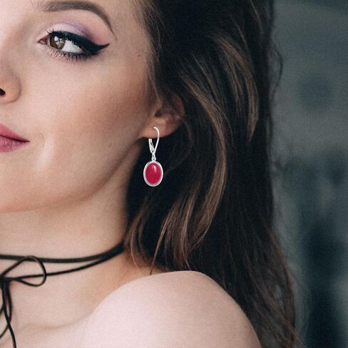 البيضاوي الأصفر الأصفر السترين الكوارتز Quartz jasper الحجر قطرة ، البسيطة sterly الفضة الفضة الحقيقية حقيقية الكوارتز الكوارتز الأحجار الكارز dangle هدية المجوهر in Kuwait