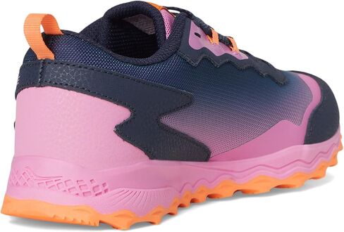حذاء رياضي Saucony Peregrine Kidz Shield، أزرق/برتقالي، مقاس 2.5 US للأطفال الكبار in Kuwait
