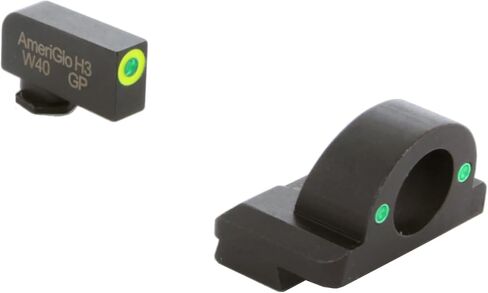 AMERIGLO Ghost Ring Series Front & Rear Tritium Night Sight Set - Compatible with Glock Model Gen 5 9mm/.40, Fits MOS Slide in Kuwait