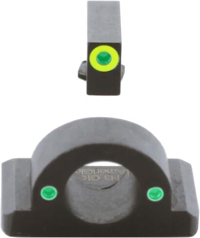 AMERIGLO Ghost Ring Series Front & Rear Tritium Night Sight Set - Compatible with Glock Model Gen 5 9mm/.40, Fits MOS Slide in Kuwait