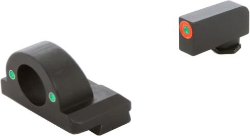AMERIGLO Ghost Ring Series Front & Rear Tritium Night Sight Set - Compatible with Glock Model Gen 5 9mm/.40, Fits MOS Slide in Kuwait