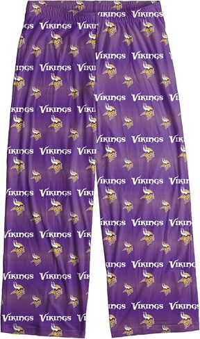 Minnesota Vikings Men's Scatter Pattern Pajama Lounge Multi Color Pants in Saudi Arabia