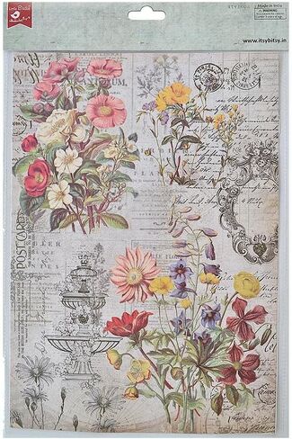 Little Birdie Decoupage Paper A4 4/Pkg-Touch of Nature in Saudi Arabia