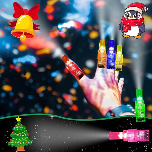24Pack Video Game Party Favors LED Finger Lights,Gamer Birthday Party Decorations Supplies Glow in the Dark Light Up Toys Gifts Bulk for Kids Boy Girl Classroom Prizes, Fun Gifts in Kuwait