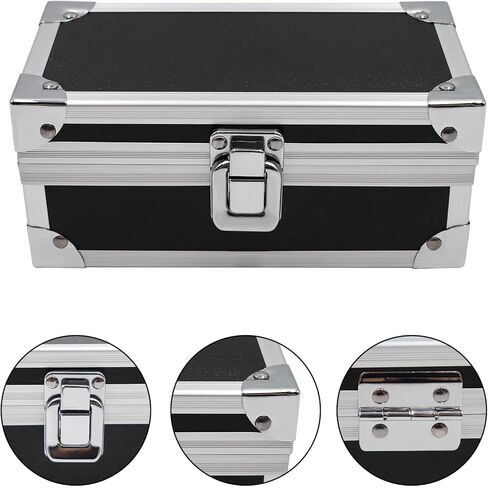 Lockable Cash Box, Aluminium Alloy Money Box for Cash, Money Holder, Cash Organizer, Single Row Currency Tray, Money Storage Box in Saudi Arabia