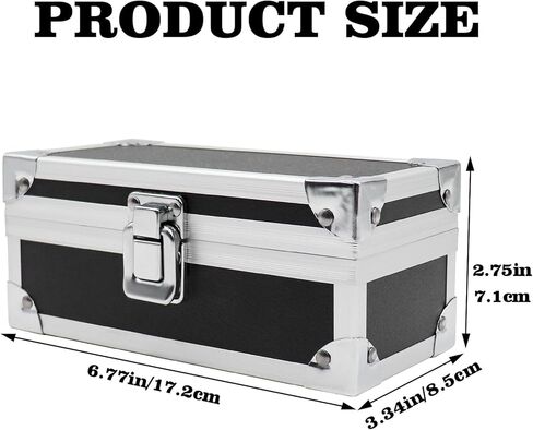 Lockable Cash Box, Aluminium Alloy Money Box for Cash, Money Holder, Cash Organizer, Single Row Currency Tray, Money Storage Box in Saudi Arabia