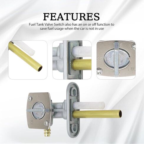 صمام الوقود VT750C صمام إغلاق خزان الغاز بيتكوك متوافق مع Honda Shadow Aero 750 VT750CA Shadow Spirit 750 VT750C2 VT750DC VT750C2F 2007 2008 2009 يستبدل 16950-MEG-023 in Kuwait