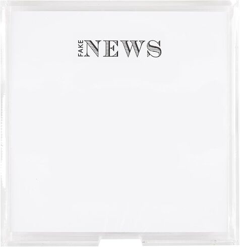 Santa Barbara Design Studio Michel & Co. Acrylic Holder and Notepad Set ، 4.3 × 10 بوصة ، فقط Sayin ' in Kuwait