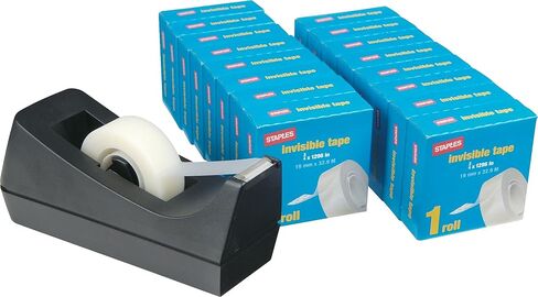 Staples Invisible Tape, 3/4" x 1296", 1" Core, 6 Pack in Saudi Arabia
