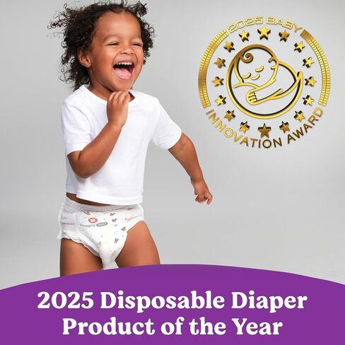 Huggies Size 7 Baby Diapers, Little Movers HuggFit 360° Baby Diapers with 360° Waistband, Size 7 (41+ lbs), 44 Count, Packaging May Vary in Saudi Arabia