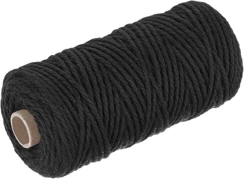 MECCANIXITY Cotton Rope Twisted Braided Rope Cord, Pink 100M/109 Yard 2mm Dia for Wall Hanging, Plant Hanger, Knitting, Macrame Knotting in Saudi Arabia