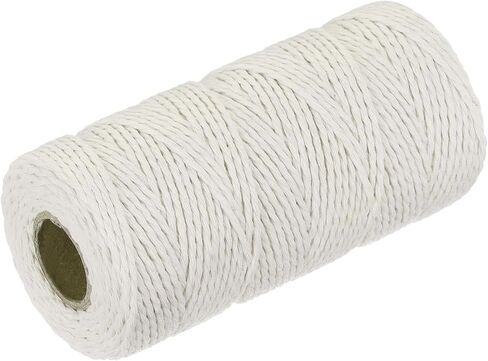 MECCANIXITY Cotton Rope Twisted Braided Rope Cord, Pink 100M/109 Yard 2mm Dia for Wall Hanging, Plant Hanger, Knitting, Macrame Knotting in Saudi Arabia