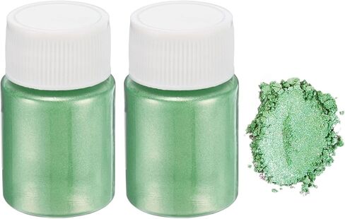 uxcell 2pcs 30g/1oz Mica Powder Natural Resin Epoxy Pigment Powders for Casting Resin, Car Paint, DIY Arts and Crafts, Dazzling Blue in Saudi Arabia