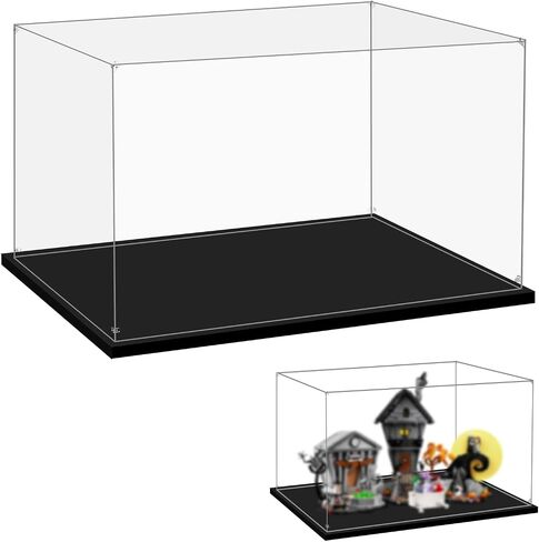 Display Case for Lego 21062 Trevi Fountain or 80112 Auspicious Dragon, 16.14x8.26x11.81inches (41x21x30cm), Protect Your Collectibles from Dust with a Clear Showcase in Saudi Arabia