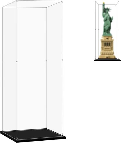 Display Case for Lego 21062 Trevi Fountain or 80112 Auspicious Dragon, 16.14x8.26x11.81inches (41x21x30cm), Protect Your Collectibles from Dust with a Clear Showcase in Saudi Arabia