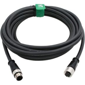 HangTon M12 A مشفرة 8 دبوس أنثى إلى 8 دبوس كابل ذكر لـ Cognex في البصر عن بعد رئيس الكاميرا الاستشعار المحرك Profibus أتمتة 2 متر in Kuwait