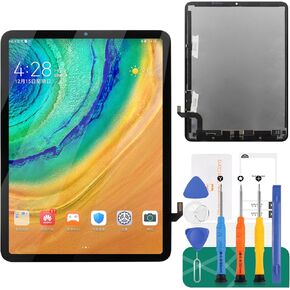 استبدال شاشة iPad Air 5 لجهاز iPad Air 5 10.9 بوصة شاشة LCD بديلة لجهاز iPad Air 5 الجيل الخامس محول رقمي لشاشة تعمل باللمس مجموعة استبدال 2022 A2589 A2591 أسود