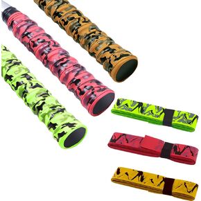 Youth Racket Overgrip, Camouflage Super Absorbent, Skid Resist Absorb Sweat Grip Tape, Handles Protection for Tennis Badminton Racquetball Squash Baseball