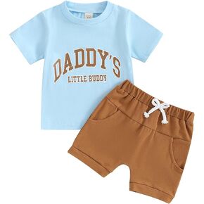 Baby Boy 4th Of July Outfit Toddler Summer T Shirt Shorts 2pcs Set Newborn My First Fourth Of July Clothing