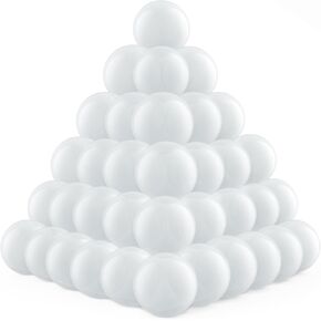 Ball Pit Balls Clear Ball Pit Balls - Crush Proof Ball Pit Balls Plastic Toy Balls for Ball Pit Boys and Girls