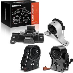 A-Premium 4PCS Engine Motor Mount Transmission Mount Set Compatible with Nissan Altima 2005-2006, Maxima 2004-2006, Quest 2004-2009, V6 3.5L, Automatic Transmission, Replace# 112708J10A, 113208Y00A