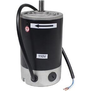 CNCTOPBAOS 750W محرك مخرطة صغير، 6000 دورة في الدقيقة عزم دوران كبير M10 رمح محرك المغزل المصقول لمخارط 210 8 × 16 بوصة 220 × 400 220 × 600 220 × 750 ملحقات قطع غيار محرك آلة المخرطة المعدنية الحديدية (110 فولت)