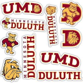 Desert Cactus University of Minnesota Duluth Sticker Bulldogs Champ Stickers Vinyl Decals Laptop Water Bottle Car Scrapbook T2 (Type 2)