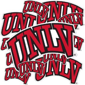 Desert Cactus University of Nevada Las Vegas Sticker UNLV Rebels Stickers Vinyl Decals Laptop Water Bottle Car Scrapbook (Type 3-1)