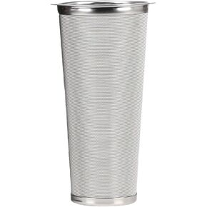 Premium conical Infuser Cold Brew Coffee Maker for 1 QT Wide Mouth Mason Jars. 50 Micron EXTRA Fine Mesh 304 Stainless Steel with Free Silicone Seal.Perfect for Ice Coffee and Tea