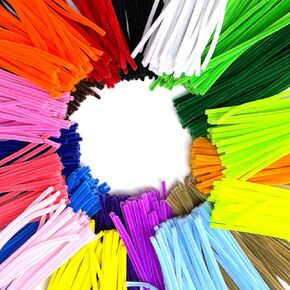 Fanghuashi Pipe Cleaners for Crafts Chenille Stems, Pipe Cleaners for DIY Creative Crafts, Pipe Cleaner Crafts, Art and Craft Supplies (Light Green)