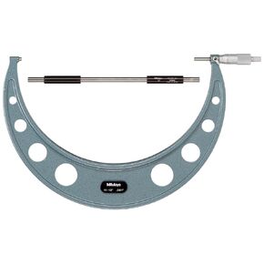 Mitutoyo 103-188 Outside Micrometer, Baked-enamel Finish, Ratchet Stop, 11-12" Range, 0.001" Graduation, +/-0.00025" Accuracy