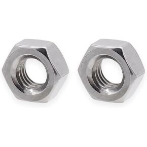 VictorsHome M4 Hex Nuts, M4 x 0.7mm Stainless Steel 18-8 304 A2-70 Metric Coarse Thread Hexagon Nut 50pcs in Saudi Arabia