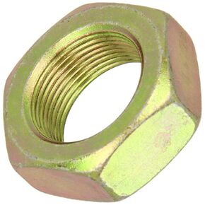 Steel Hex Nut, Zinc Yellow-Chromate Plated, Grade 8, ASME B18.2.2, 5/8"-18 Thread Size, 15/16" Width Across Flats, 35/64" Thick (Pack of 50)
