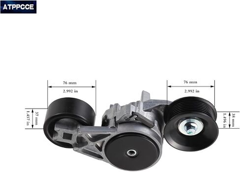 ATPPCCE 38257 Belt Tensioner Assembly With Pulley For 03-11 Ford Excursion/Super Duty Pickup/E450/F450/F550/LCF International CF500 Workhorse P Series Chassis/W42 Chassis OE# 419-001 89313 BT70 in Saudi Arabia