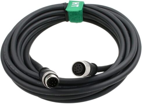 HangTon M12 A مشفرة 8 دبوس أنثى إلى 8 دبوس كابل ذكر لـ Cognex في البصر عن بعد رئيس الكاميرا الاستشعار المحرك Profibus أتمتة 2 متر in Kuwait