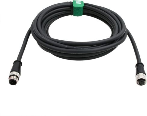 HangTon M12 A مشفرة 8 دبوس أنثى إلى 8 دبوس كابل ذكر لـ Cognex في البصر عن بعد رئيس الكاميرا الاستشعار المحرك Profibus أتمتة 2 متر in Kuwait
