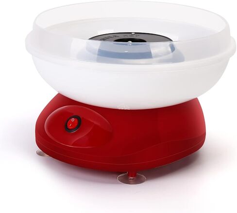VAlinks Electric Cotton Candy Machine, Cotton Candy Maker with Splash-Proof Plate, Homemade Sweet for Home Family Birthday Party, Children's Day, Christmas & Wedding, Red in Kuwait