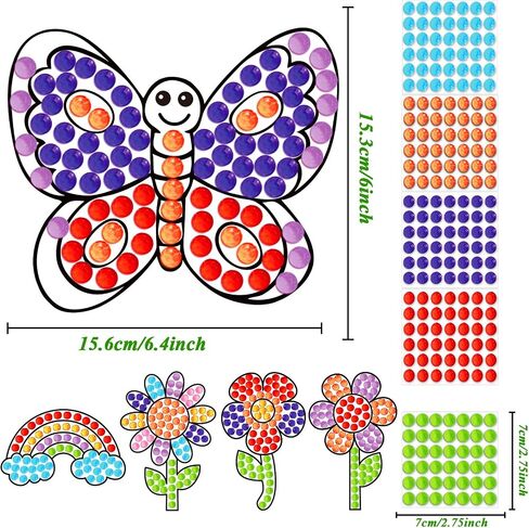 Spring Flower Arts and Crafts, Art Crafts Suncatcher Kits for Children Teenagers Kids at 6-8, DIY Diamond Painting Kits for Girls at 4 5 10 12 in Saudi Arabia